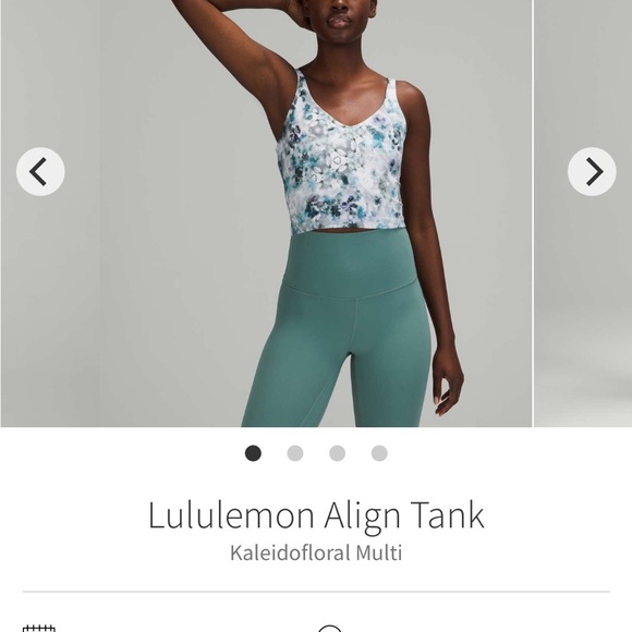 Lululemon Align Tank Kaleidofloral Multi size 6 - Picture 10 of 13
